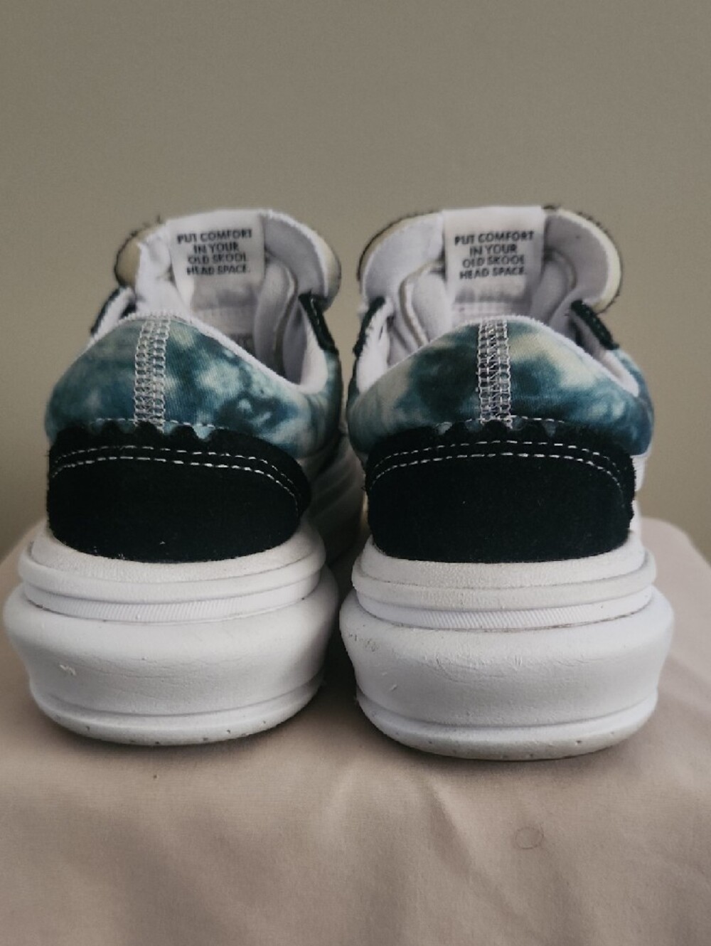 VANS Old Skool Overt CC Womens 6.5 Tie-Dye Platform Classic Retro Skate Sneakers - Picture 13 of 13